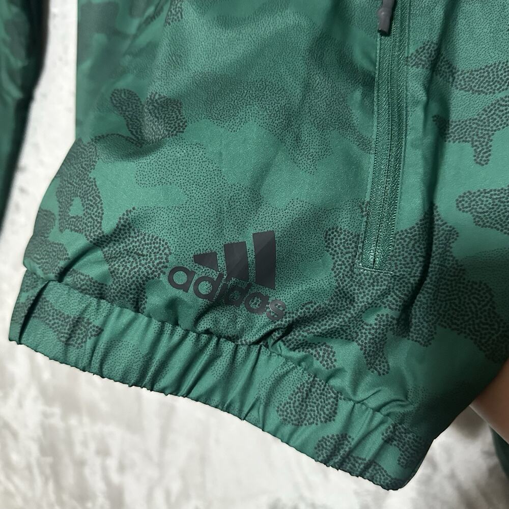 NWT Adidas Mens Woven Training Camo Jacket Size L Green‎ Athleisure Streetwear - Picture 2 of 9